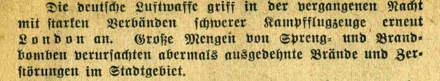 Was hier noch gefeiert wird, ist gegen deutsche Städte dann Luftterror! (aus: Magdeburgische Zeitung vom 21.02.1944)