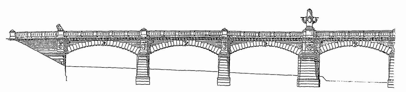Teilansicht der Langen Brücke (Archiv Chronik)