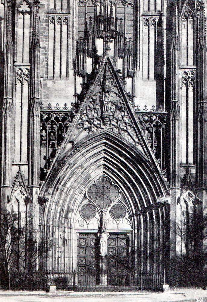 Westportal des Domes um 1910 (Archiv Chronik)