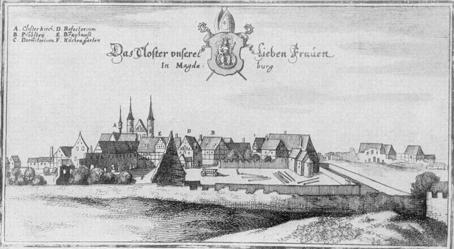 Kloster Unser Lieben Frauen um 1650 (Archiv Chronik)