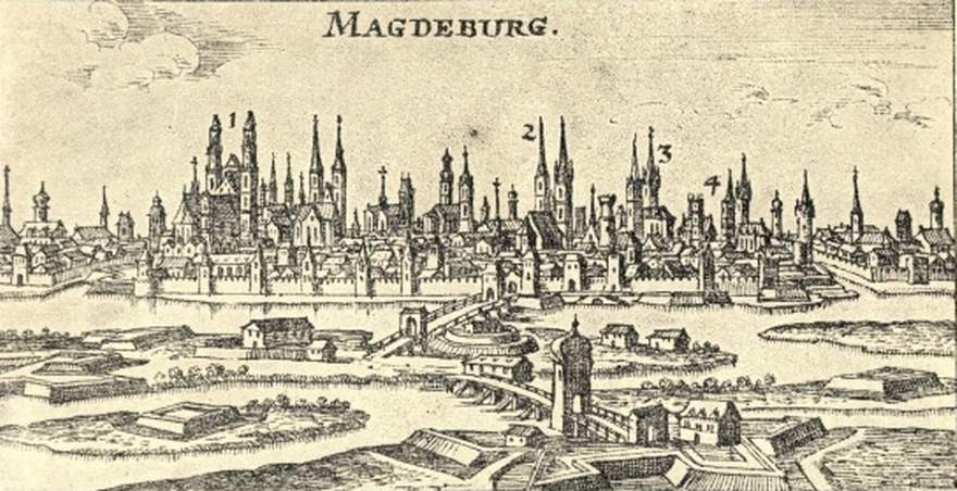 Magdeburg um 1680 (Archiv Chronik)