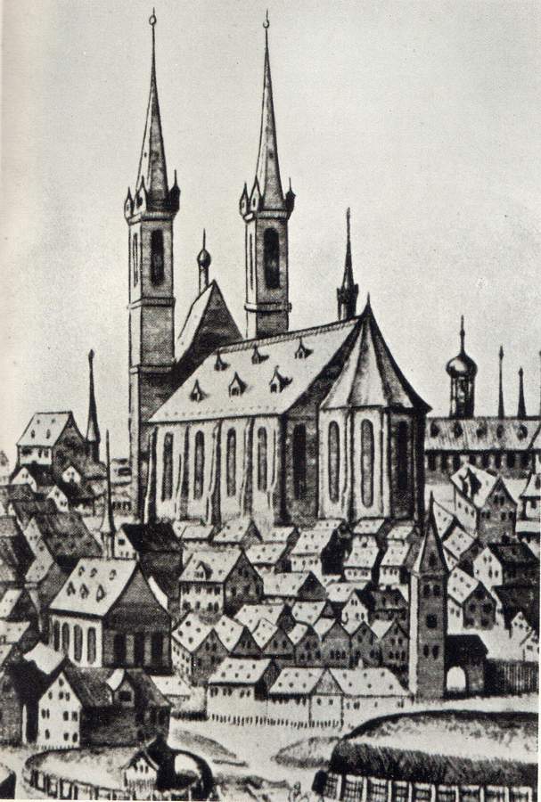 Johanniskirche um 1631 (Archiv Chronik)