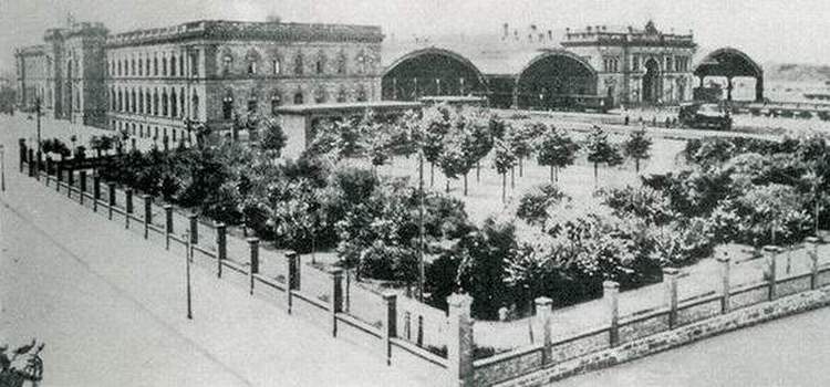 Der Magdeburger Centralbahnhof um 1879