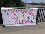 Der Werder sagt Danke (Foto: Oliver Demian, Magdeburg)
