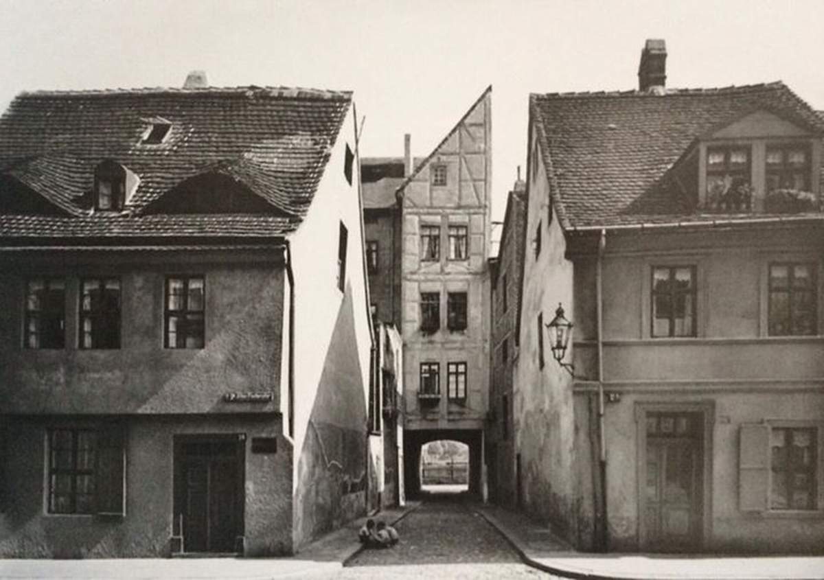 Häuser am Alten Fischerufer (Archiv Chronik)