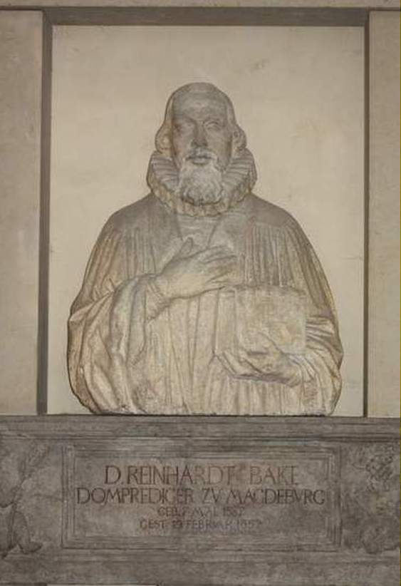 Epitaph für Reinhard Bake im Dom (Archiv Chronik)
