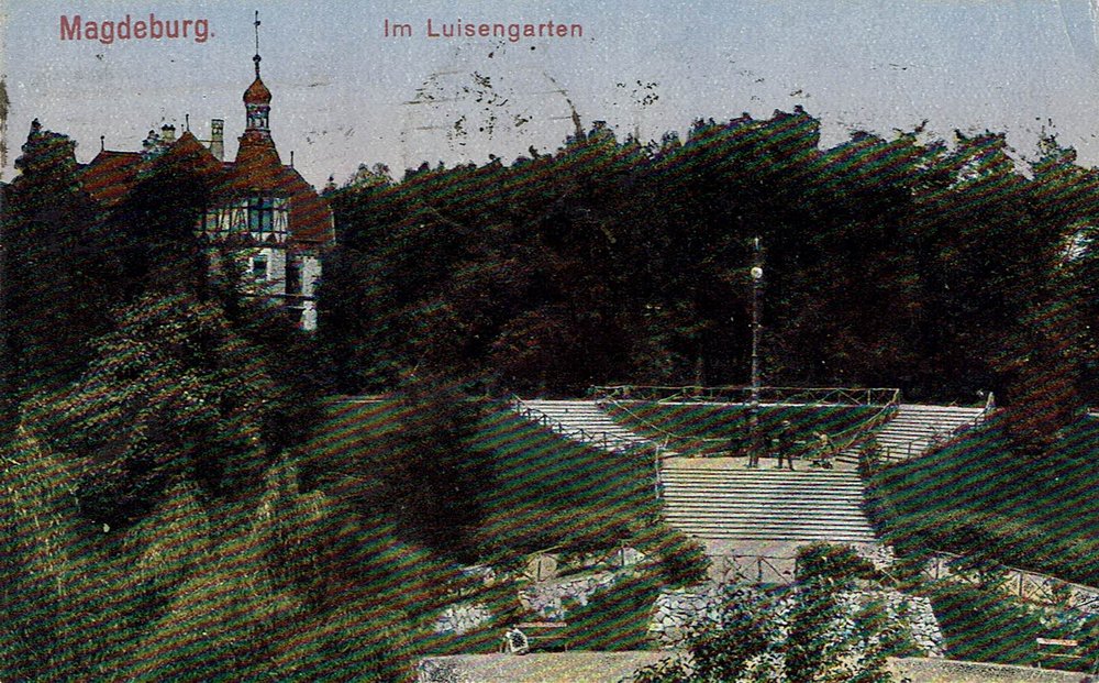 Im Luisengarten, 20.04.1918