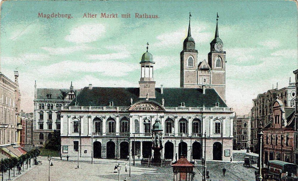 Alter Markt mit Rathaus, 31.10.1909