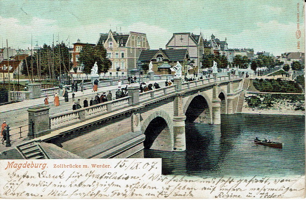 Zollbrücke m. Werder, 15.09.1907