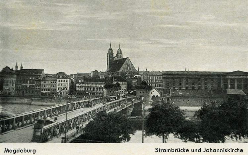 Strombrücke und Johanniskirche, nicht gelaufen