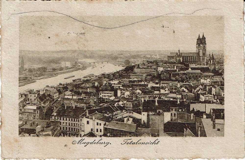 Magdeburg - Totalansicht, 08.03.1919