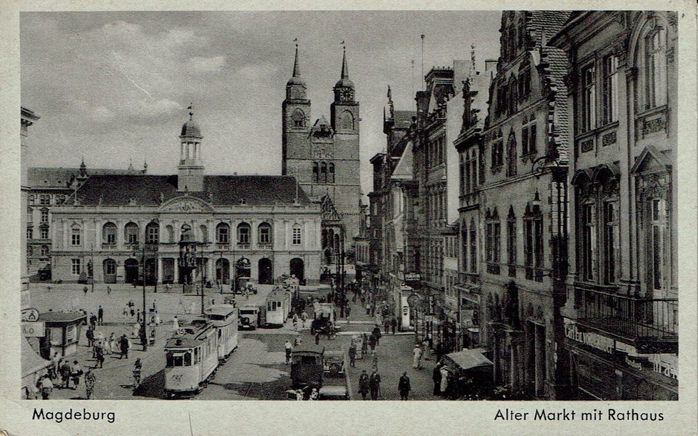 Alter Markt mit Rathaus, ohne Datum