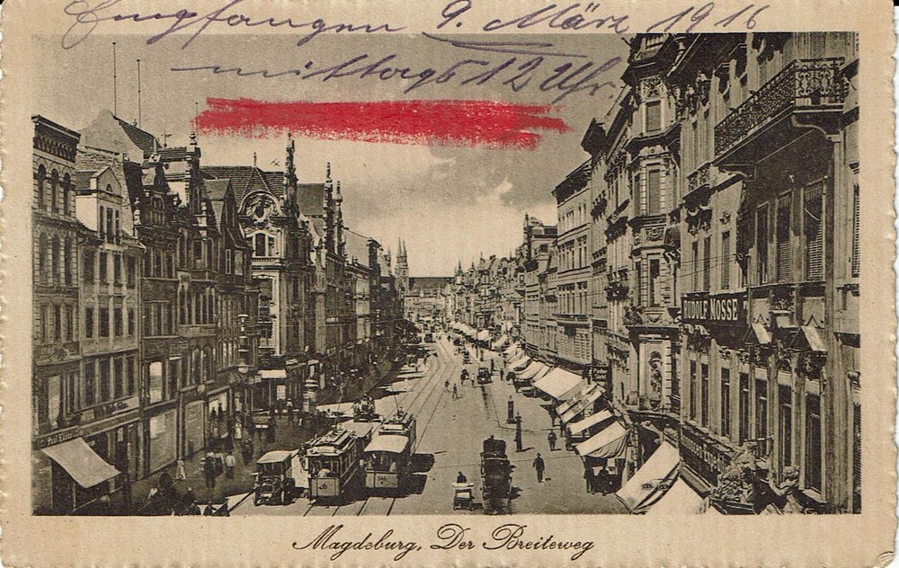 Der Breiteweg, 05.03.1916