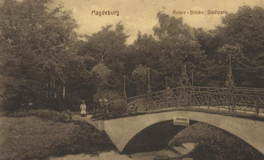 Reiher-Brücke, Stadtpark, ohne Datum