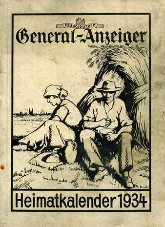 Magdeburger Generalanzeiger Heimatkalender, Magdeburger Generalanzeiger, 1934