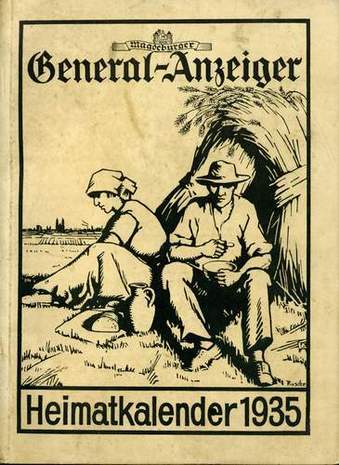 Magdeburger Generalanzeiger Heimatkalender, Magdeburger Generalanzeiger, 1935